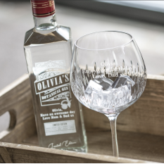 Hampers and Gifts to the UK - Send the Personalised Special Message Dartington Crystal Cut Glass